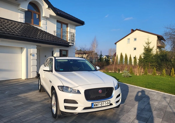 Jaguar F-Pace cena 169500 przebieg: 17500, rok produkcji 2020 z Wyszków małe 742